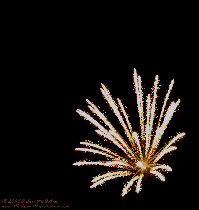 Fireworks at 10,000 Lakes Festival - photo by Ankur Malhotra