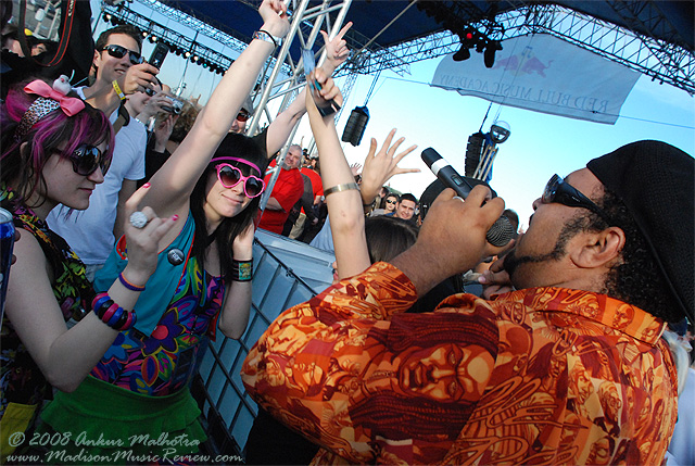 Justin Long, Egyptian Lover, Joris Voorn, Beatport and Red Bull stages, Movement 2008, Detroit - photo by Ankur Malhotra