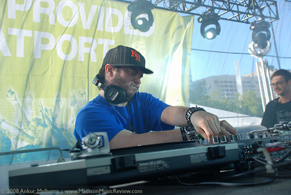 Justin Long, Beatport stage, Movement 2008, Detroit - photo by Ankur Malhotra