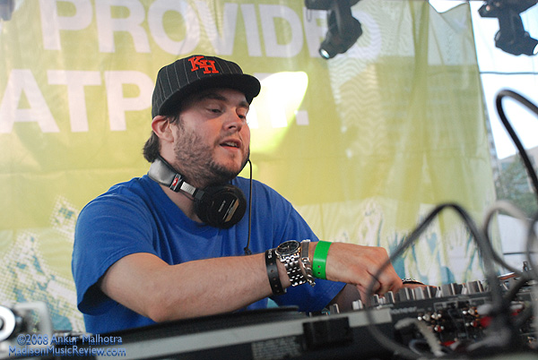 Justin Long, Beatport stage, Movement 2008, Detroit - photo by Ankur Malhotra