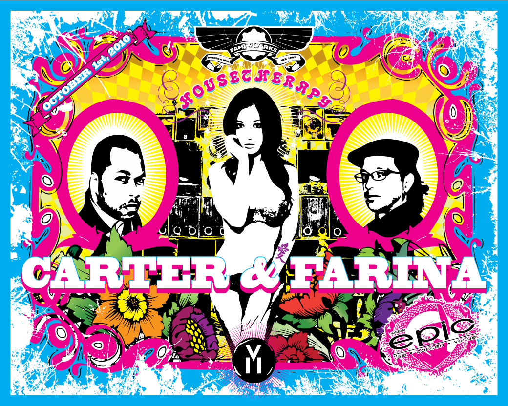 Carter & Farina - A Night of Good Vibes and Dancing - Fri., October 1, 2010 - epic