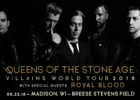 QUEENS OF THE STONE AGE - Tue., May 22, 2018 - Breese Stevens Field - Madison, WI
