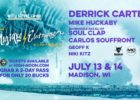 MIKE HUCKABY/CARLOS SOUFFRONT/NIKI KITZ - Fri., July 13, 2018 - High Noon Saloon - Madison, WI